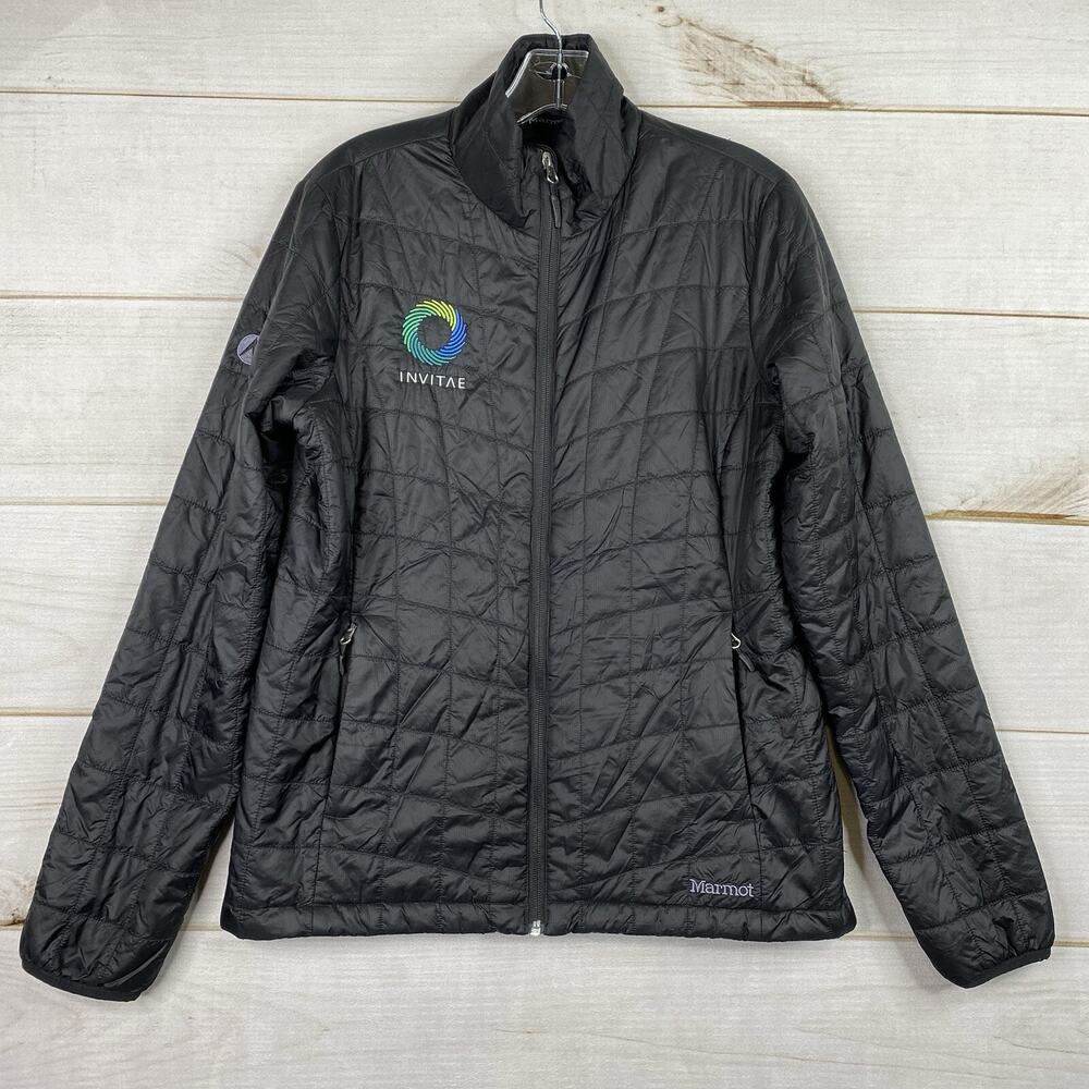 Marmot Calen Primaloft Insulated Jacket Women's M Black Quilted Lightweight